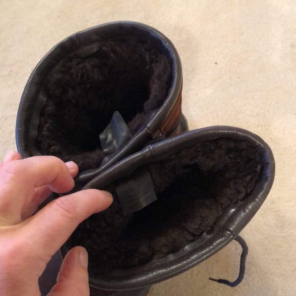 Super warm all leather/Suede and soft lined boots-size 61/2 to 7 - Picture 8 of 8